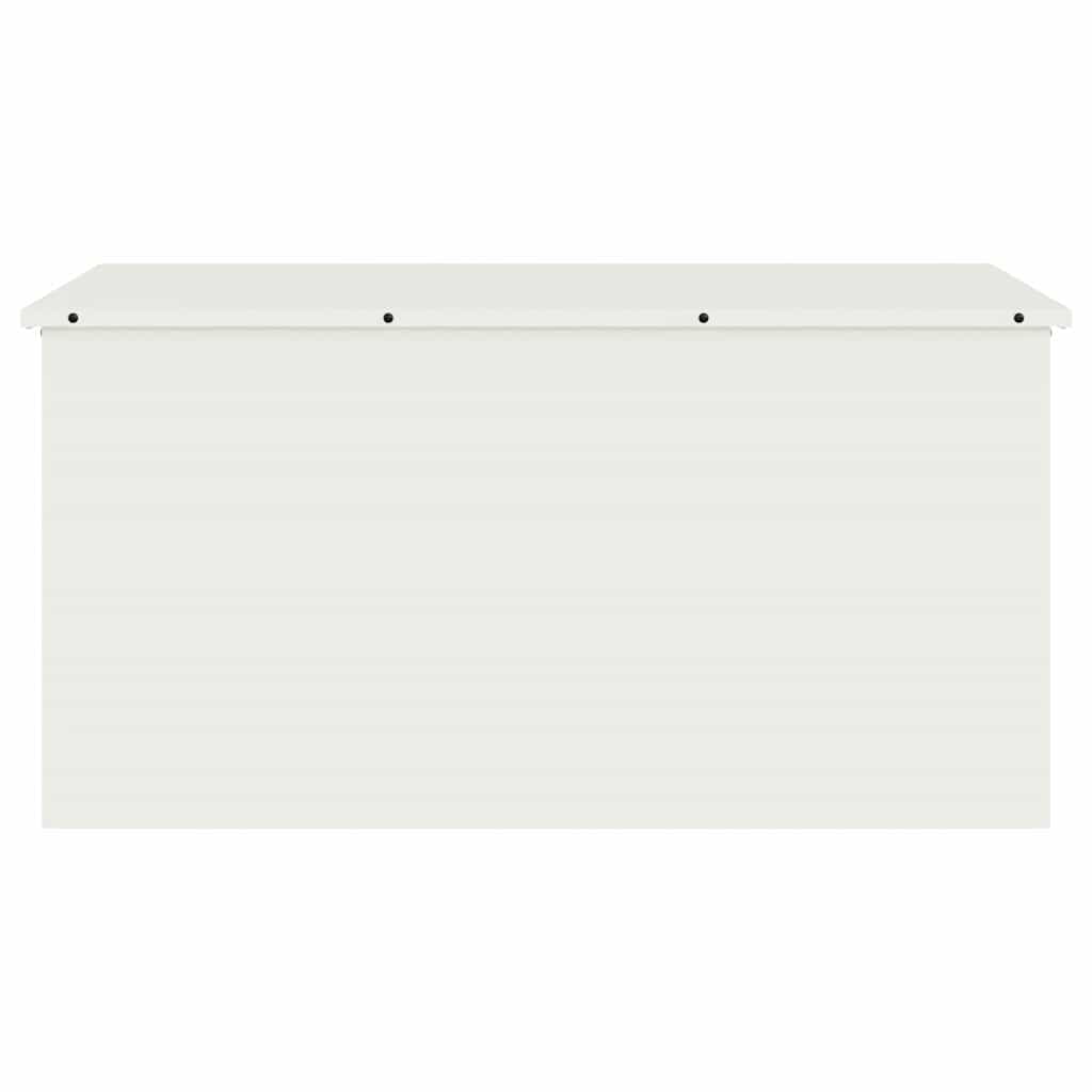 vidaXL Κουτί αποθήκευσης εξωτερικών χώρων Λευκό 100 x 50,5 x 50 εκ.