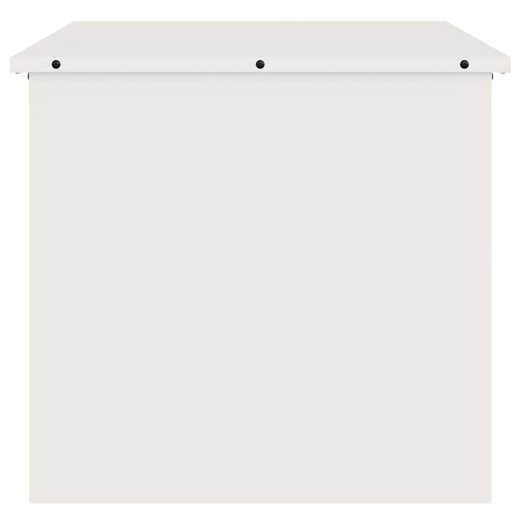 vidaXL Κουτί αποθήκευσης εξωτερικών χώρων Λευκό 55 x 50,5 x 50 εκ.