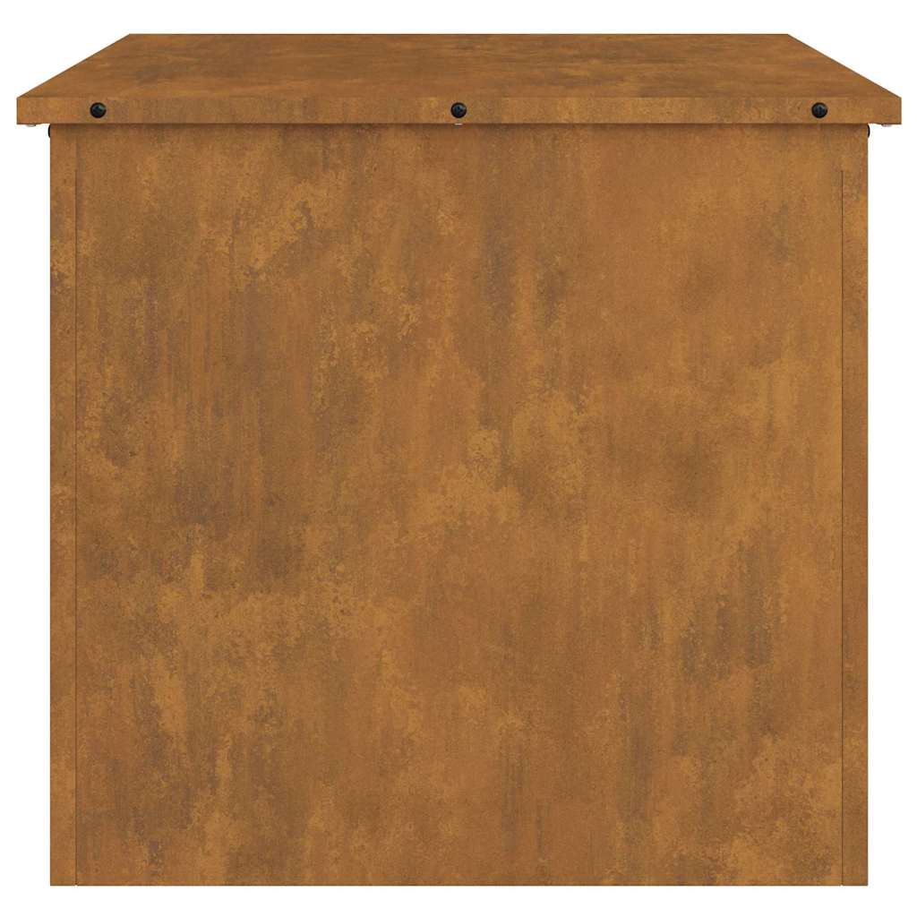 vidaXL Κουτί αποθήκευσης εξωτερικών χώρων Σκ rusty 55 x 50,5 x 50 εκ.