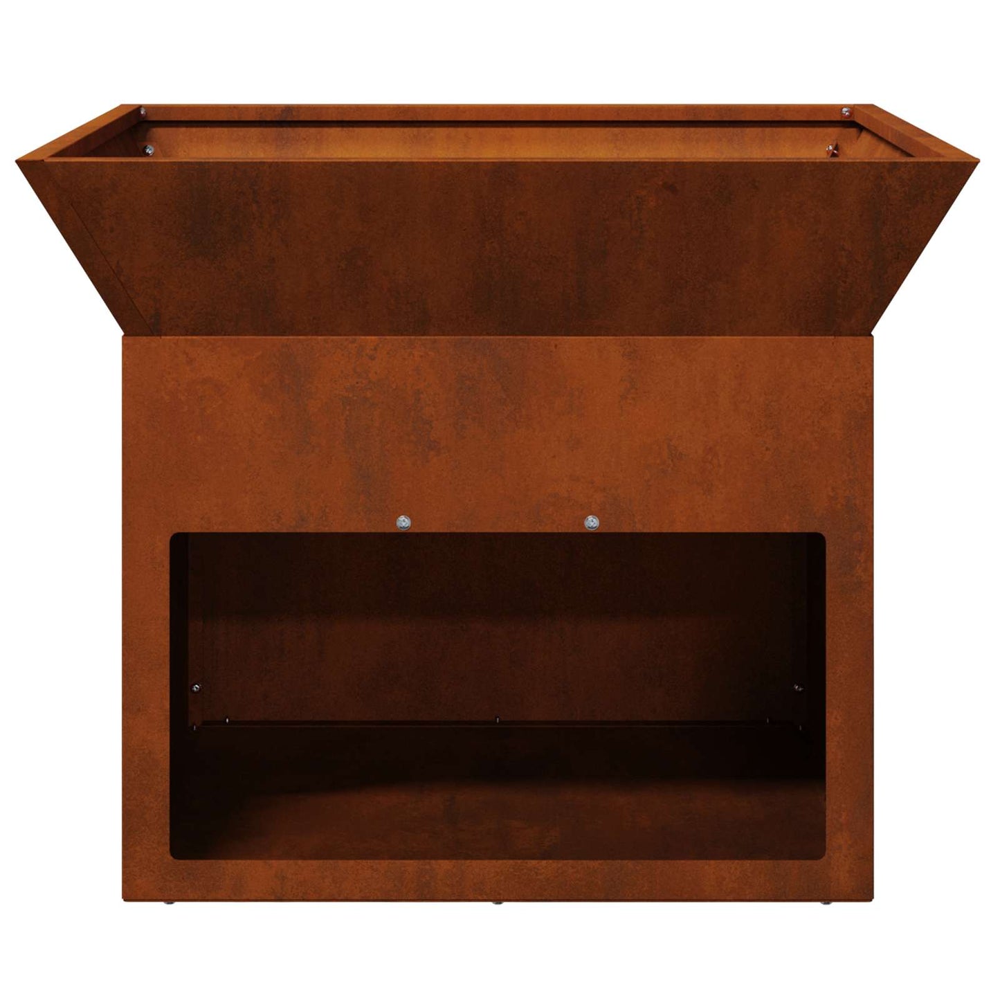 vidaXL Φωτιά Σκ rusty 50 x 50 x 40 cm Ατσάλι σκληρυθέν στον αέρα