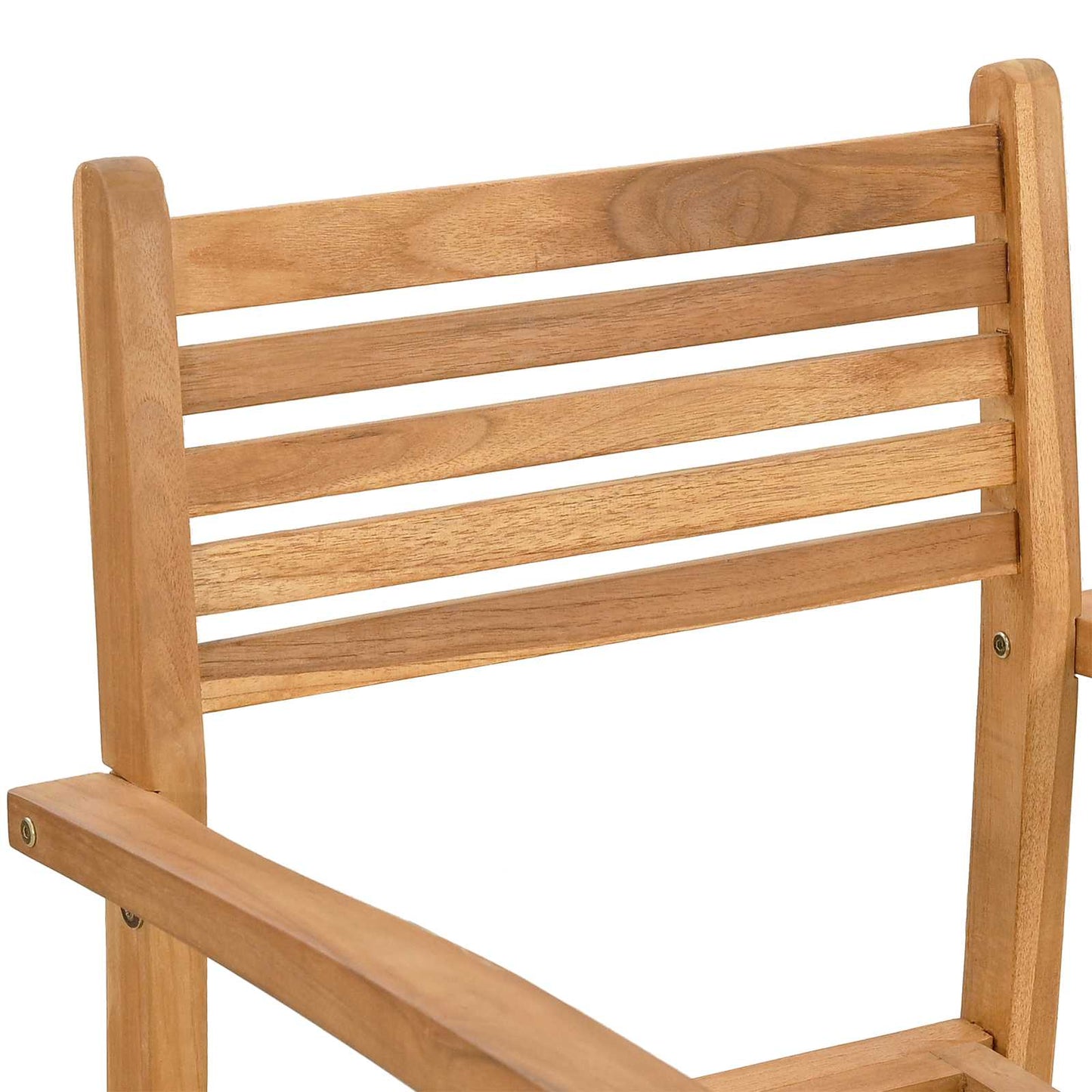 vidaXL Σέτ φαγητού για κήπο 9 τμχ. Καφέ Στερεό Ξύλο Τίκ