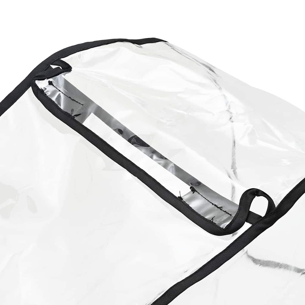 vidaXL Κάλυψη Καροτσιού Κατοικίδιων Διαφανές 66 x 35 x 59 εκ PVC