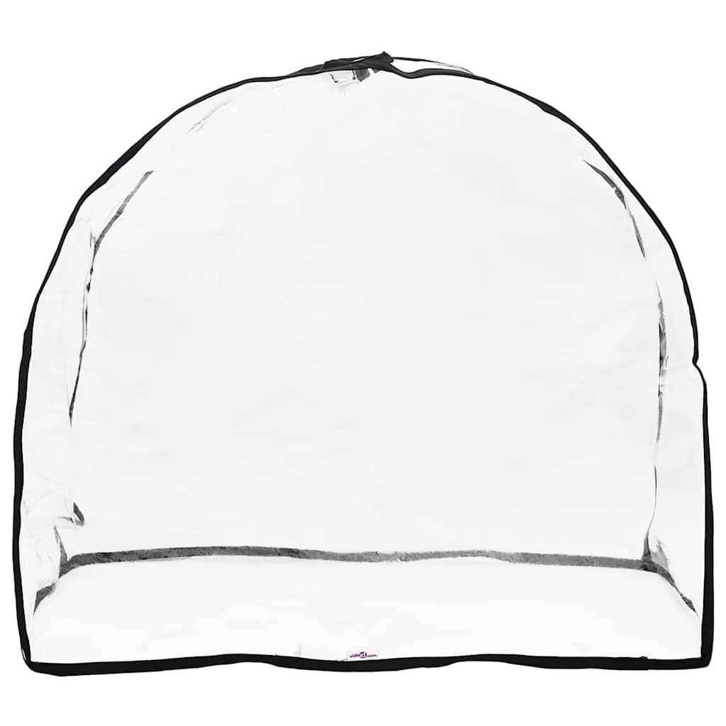 vidaXL Κάλυψη Καροτσιού Κατοικίδιων Διαφανές 66 x 35 x 59 εκ PVC