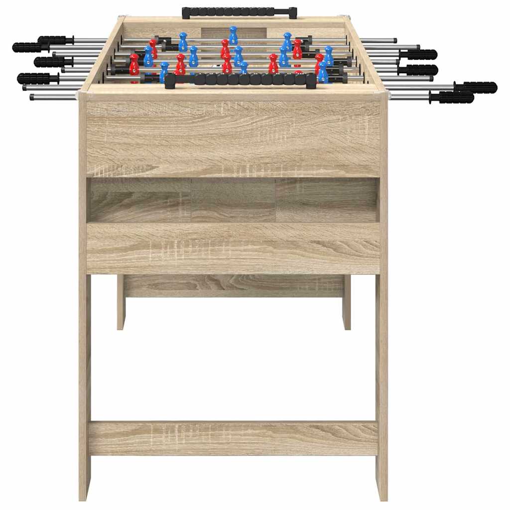 vidaXL Τραπέζι Φουτμπολ Δρύς Sonoma 125 x 60,5 x 80 εκ.