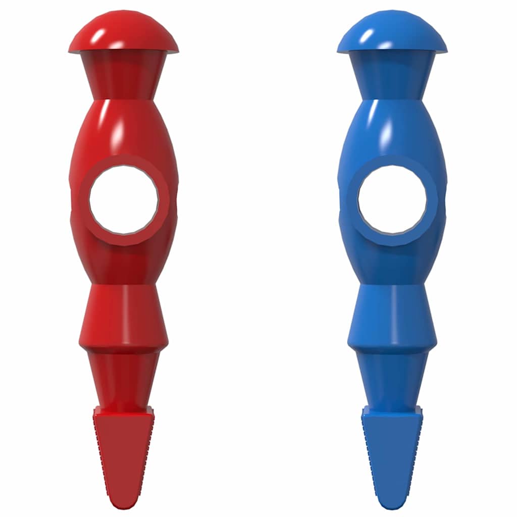 vidaXL Παίκτες ποδοσφαίρου 22 pcs Μπλε και Κόκκινο 2,4 x 2,1 x 9,7 εκ.