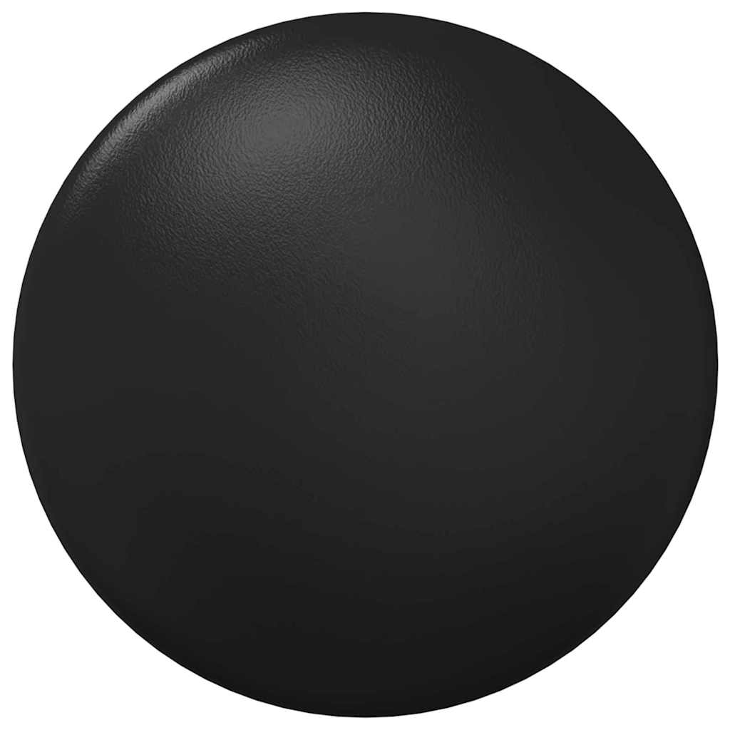vidaXL Καπάκια τραπεζιού φουτμπολ 10 pcs Μαύρο 1,5 x 1,5 x 1 εκ. PP