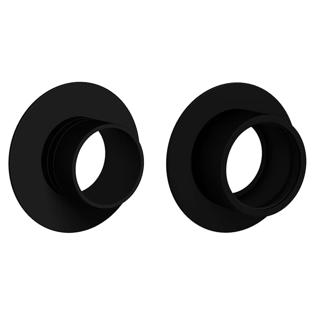 vidaXL Σταματήματα Φουσκωτού Παιχνιδιού 10 pcs Μαύρο 3 x 3 x 1,4 εκ.