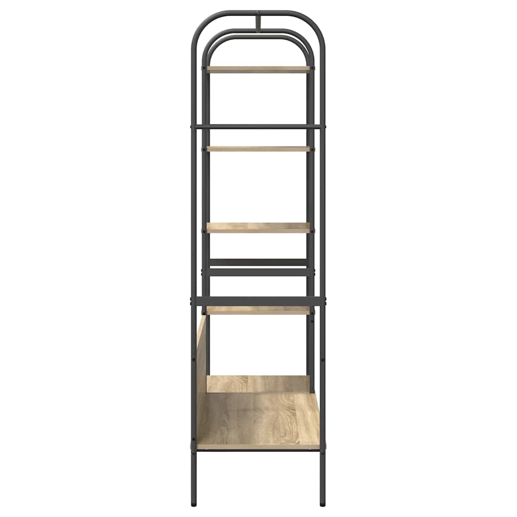 vidaXL Ράφι Ρούχων με ράφι Καφέ 120 x 44 x 160 εκ Επεξεργασμένο ξύλο