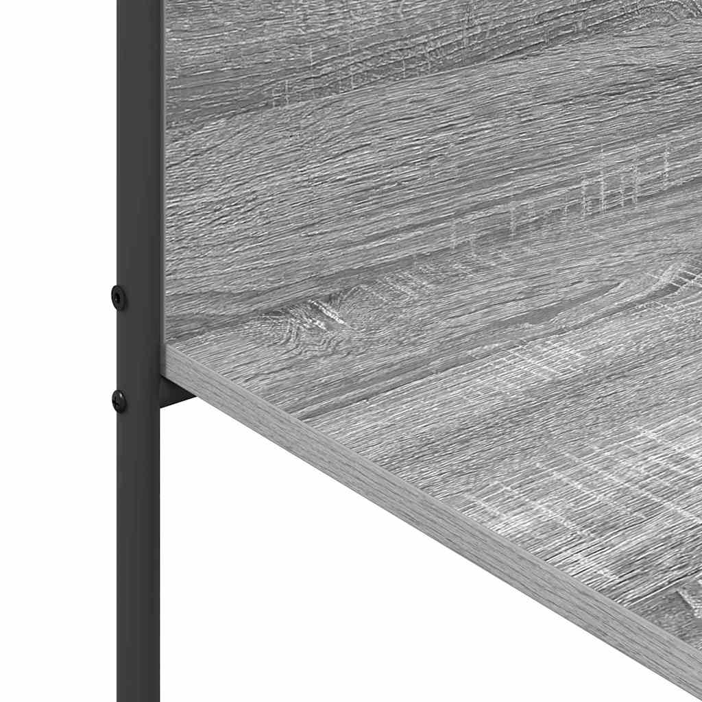 vidaXL Ράφι Ρούχων με ράφι Γκρι 120 x 44 x 160 εκ Επεξεργασμένο ξύλο