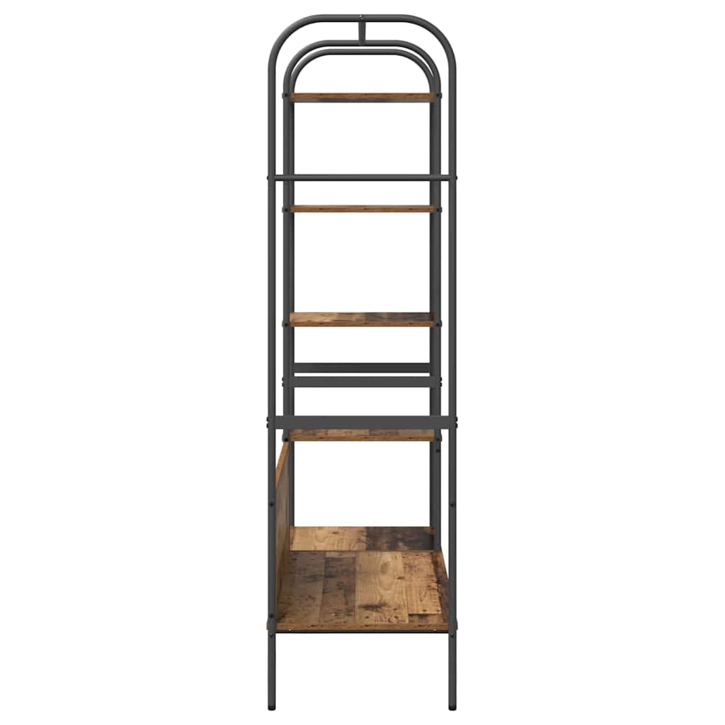 vidaXL Ράφι Ρούχων με ράφι Καφέ 120 x 44 x 160 εκ Επεξεργασμένο ξύλο