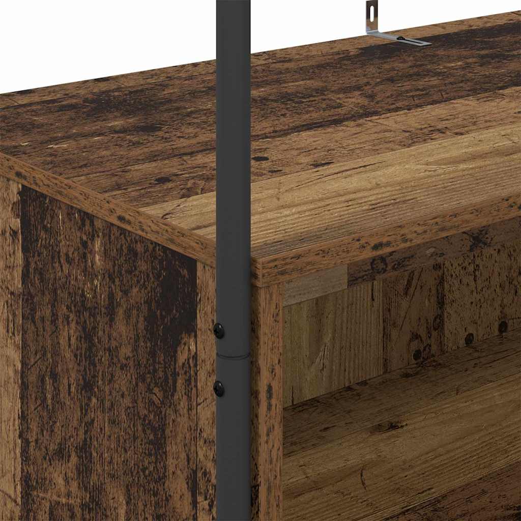 vidaXL Ράφι Ρούχων Καφέ δρυς 100 x 44 x 160 εκ Επεξεργασμένο ξύλο