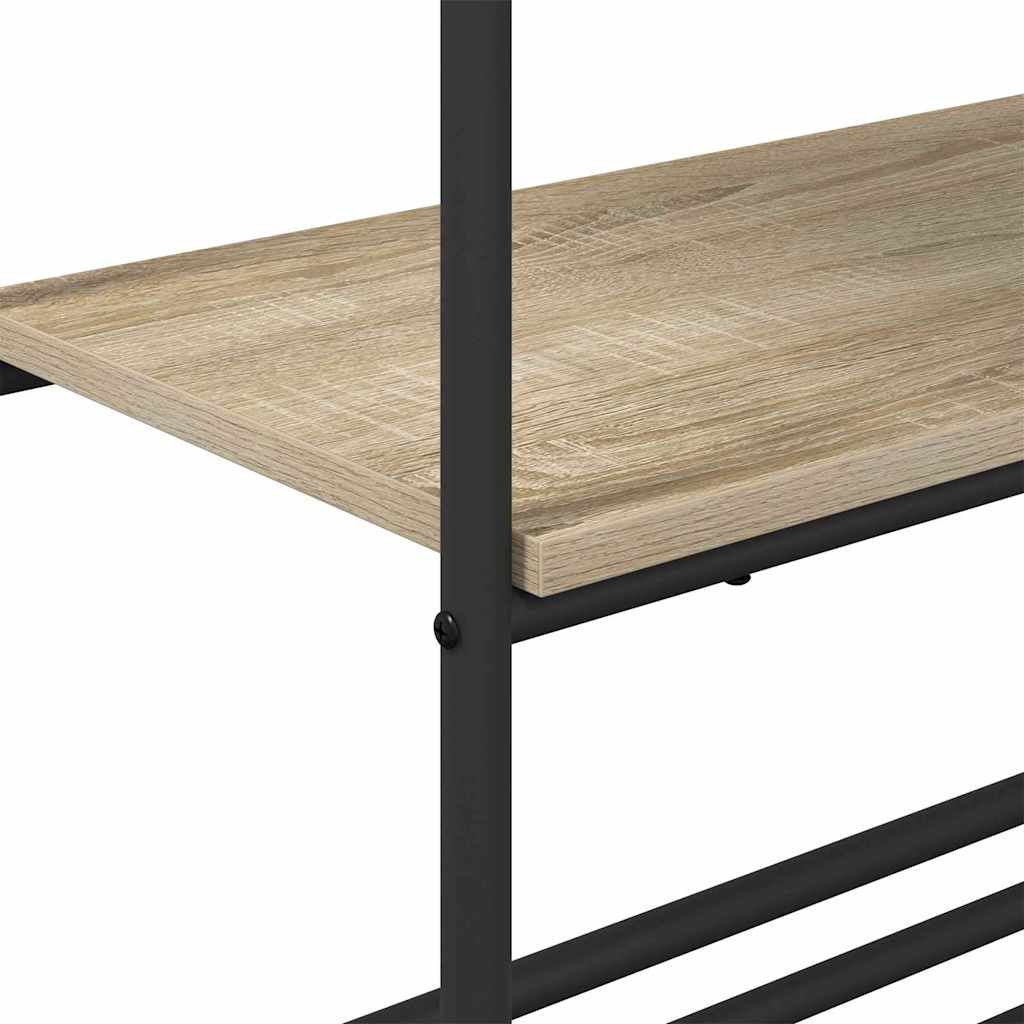 vidaXL Ράφι Ρούχων Δρύς Sonoma 60 x 30 x 171 εκ Επεξεργασμένο ξύλο