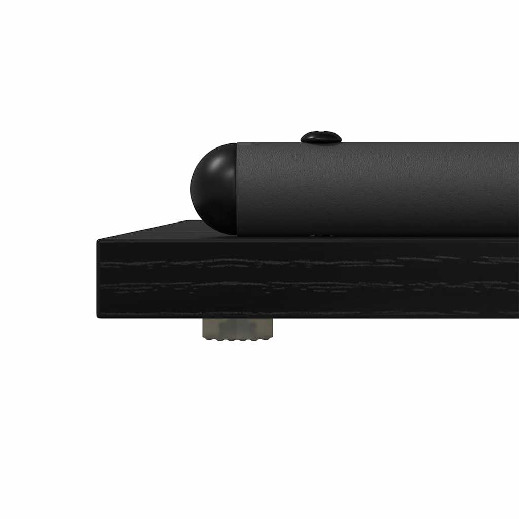 vidaXL Τραπέζι κονσόλας με ράφι Μαύρη δρυς 101 x 35 x 80.5 εκ