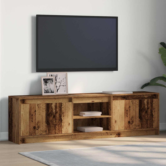 vidaXL Μονάδες TV 2 pcs Καφέ 180 x 34 x 50 εκ Επεξεργασμένο ξύλο
