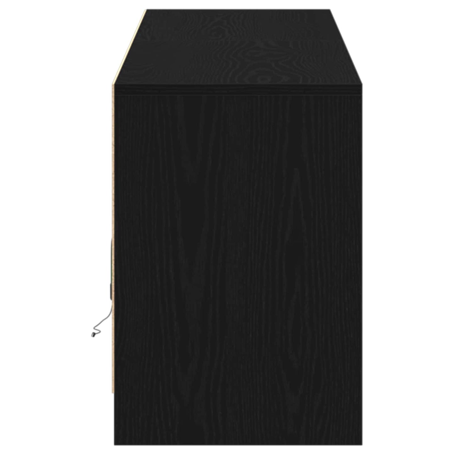 vidaXL Μονάδες TV 2 pcs Μαύρο 180 x 34 x 50 εκ Επεξεργασμένο ξύλο