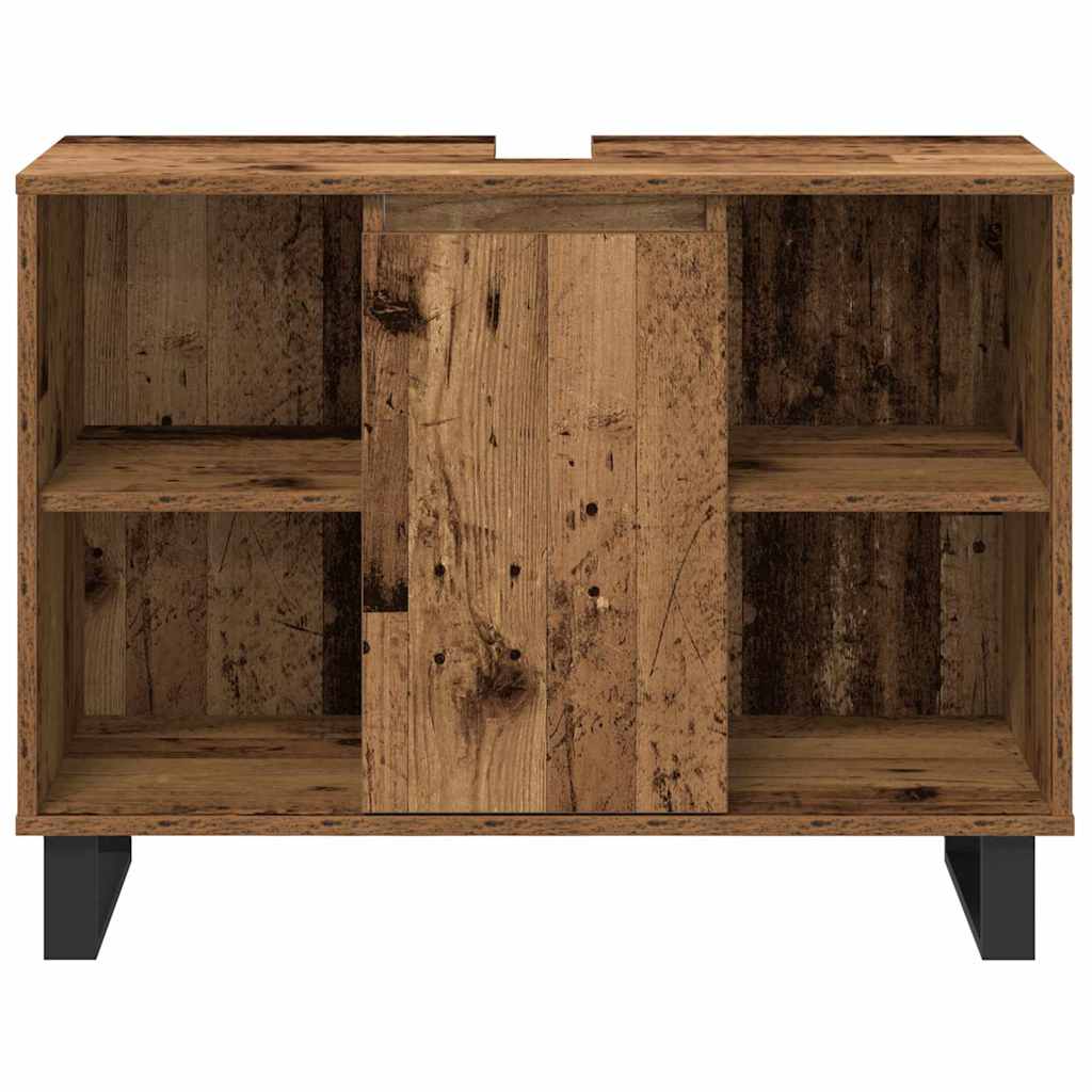 vidaXL Σετ Επίπλων Μπάνιου με αποθήκευση 3 pcs Καφέ 30 x 30 x 180 cm