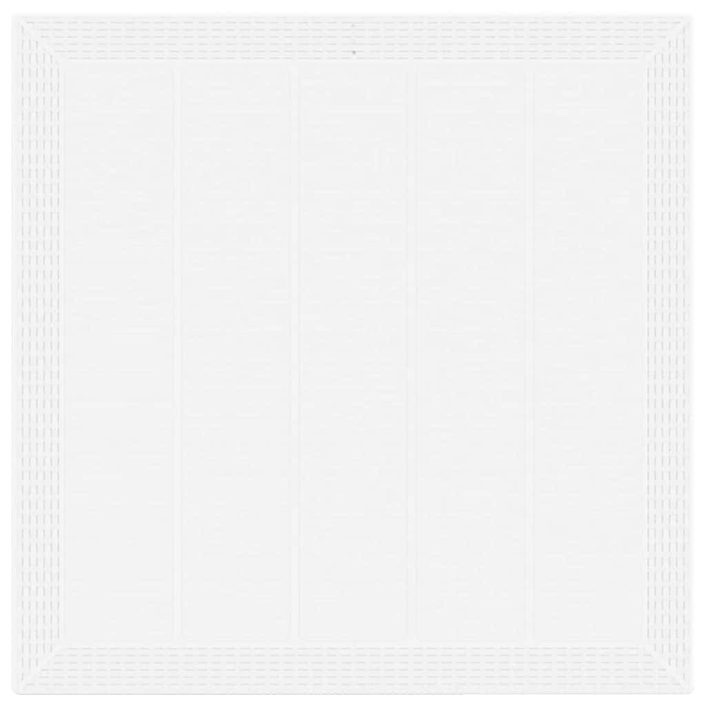 vidaXL Σέτ φαγητού για κήπο 5 pcs Λευκό Rattan Polt