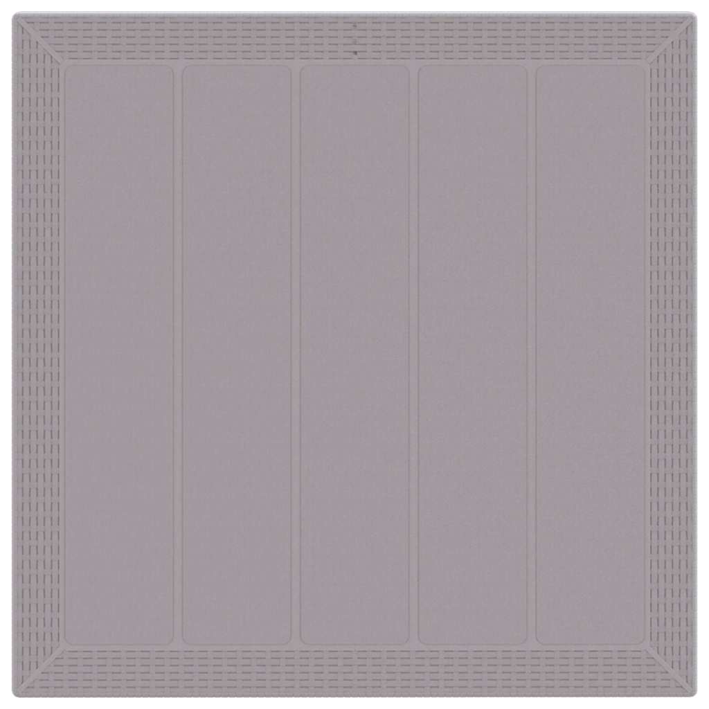 vidaXL Σετ Τραπεζαρίας Κήπου 5 pcs Ανοιχτό γκρι Ρατάν πολυαιθυλενίου