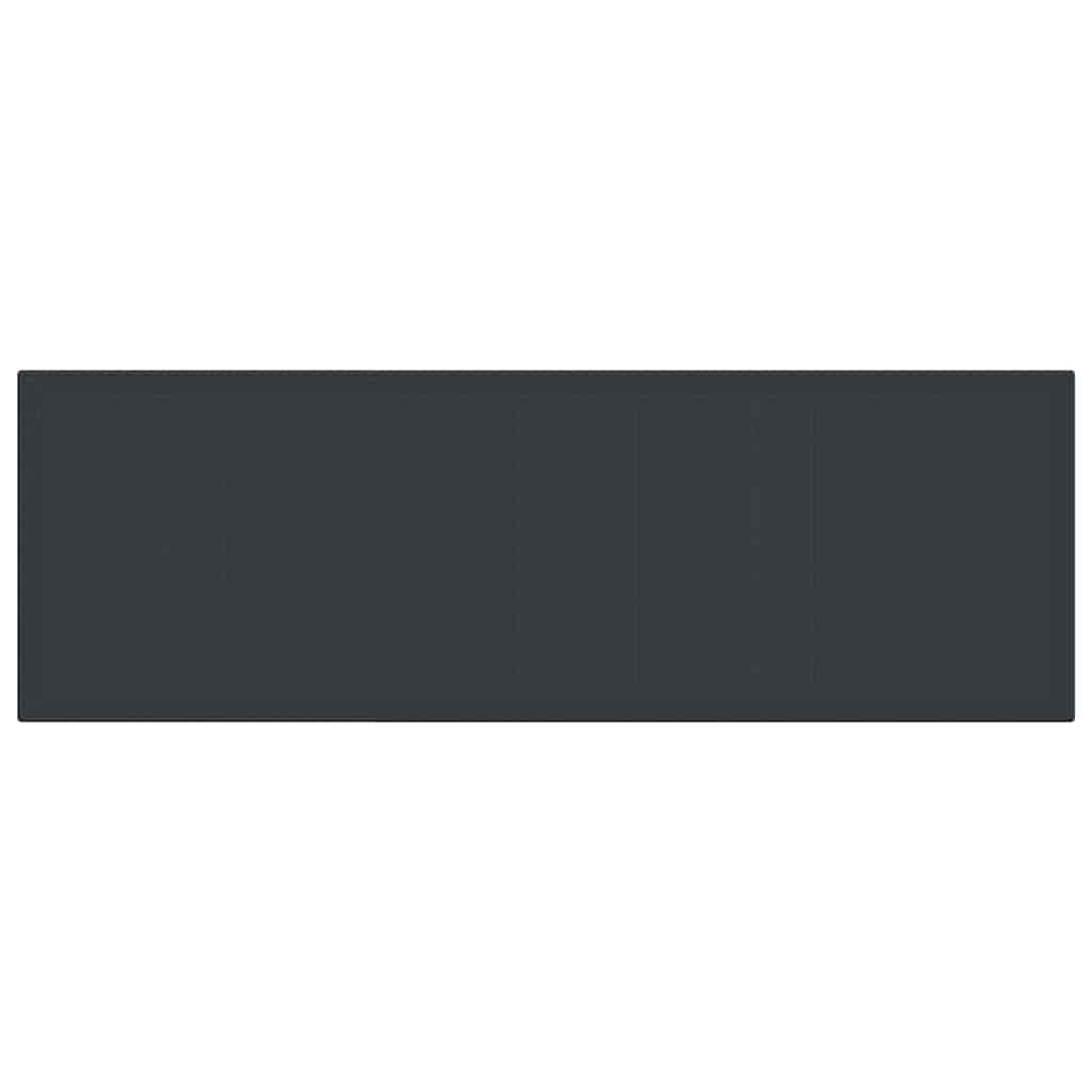 vidaXL Σέτ φαγητού για κήπο με μαξιλάρι 13 pcs Ανθρακί Πολυράτταν