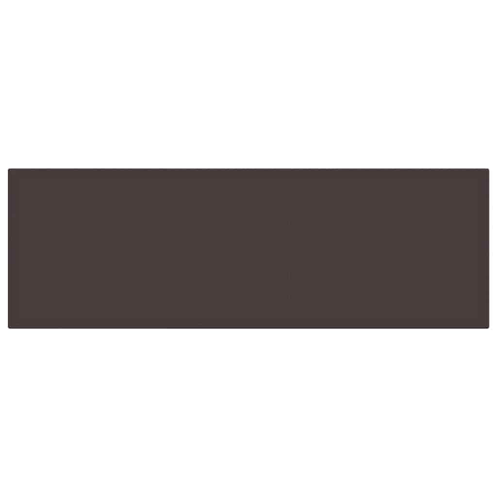 vidaXL Σέτ φαγητού για κήπο 13 pcs Καφέ 300 x 100 x 73 εκ Ρατάν