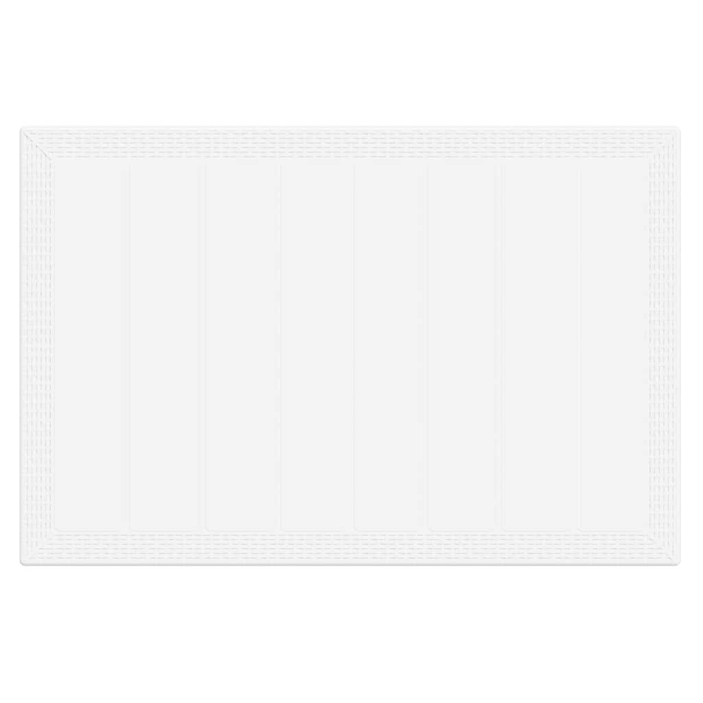 vidaXL Σετ Τραπεζαρίας Κήπου 5 pcs Λευκό 150 x 100 x 73 εκ.