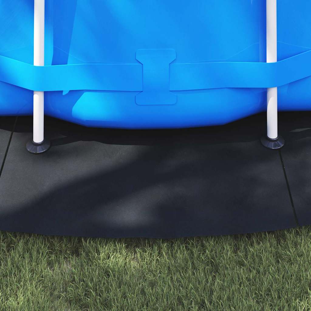 vidaXL Εδαφοκάλυψη Πισίνας Μαύρο Ø 550 εκ Μη Υφαμένο Ύφασμα