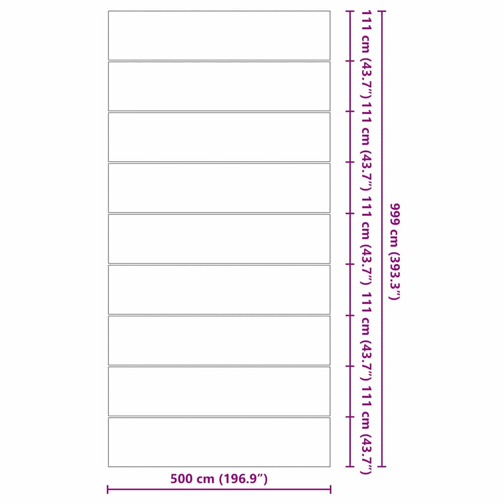 vidaXL Εδαφοκάλυψη Πισίνας Μαύρο 999 x 500 cm Μη Υφαμένο Ύφασμα