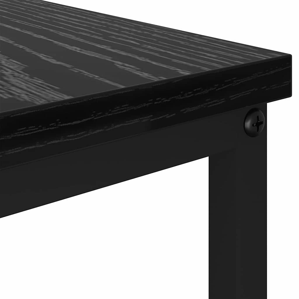 vidaXL Τραπεζάκι σαλονιού with Drawer Μαύρη δρυς 100 x 51 x 45 cm