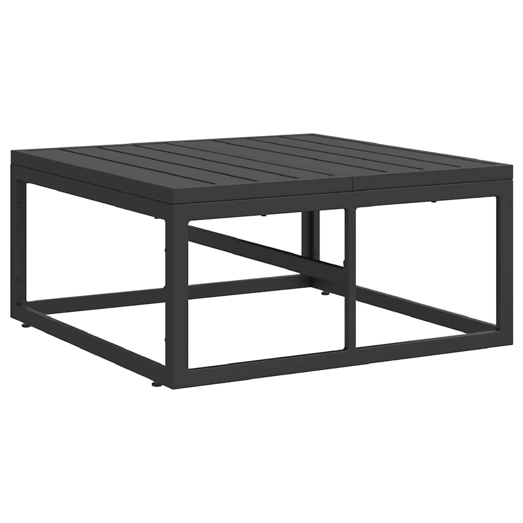 vidaXL Σετ Καναπέ Κήπου 12 pcs Μαύρο 70 x 70 x 32 εκ Αλουμίνιο