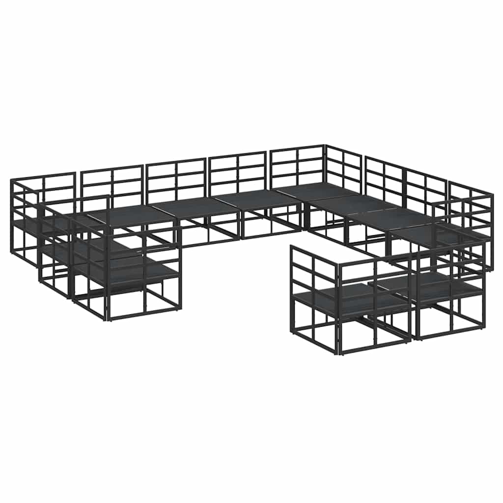 vidaXL Σετ Καναπέ Κήπου με μαξιλάρι 12 pcs