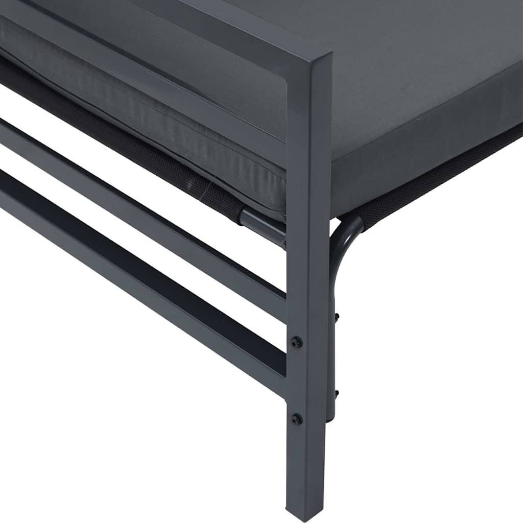 vidaXL Σετ Καναπέ Κήπου 5 pcs Ανθρακί Ατσάλι