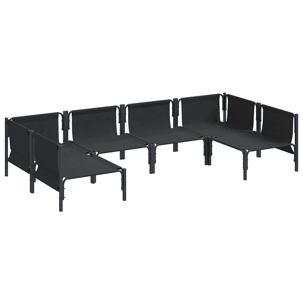 vidaXL Σετ Καναπέ Κήπου 6 pcs Ανθρακί Ατσάλι