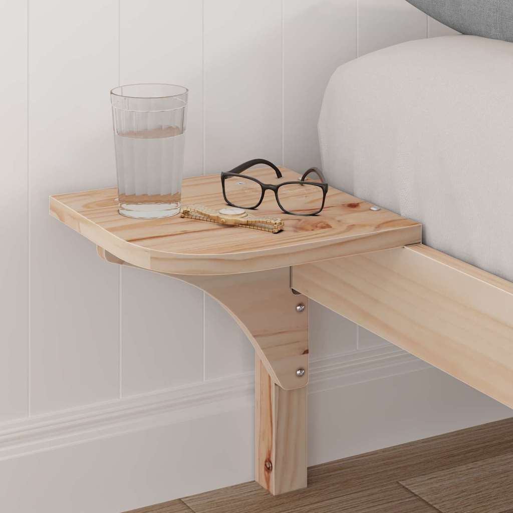 vidaXL Σκελετός Κρεβατιού Φυσικό 180 x 200 cm Στερεά ξυλεία πεύκου