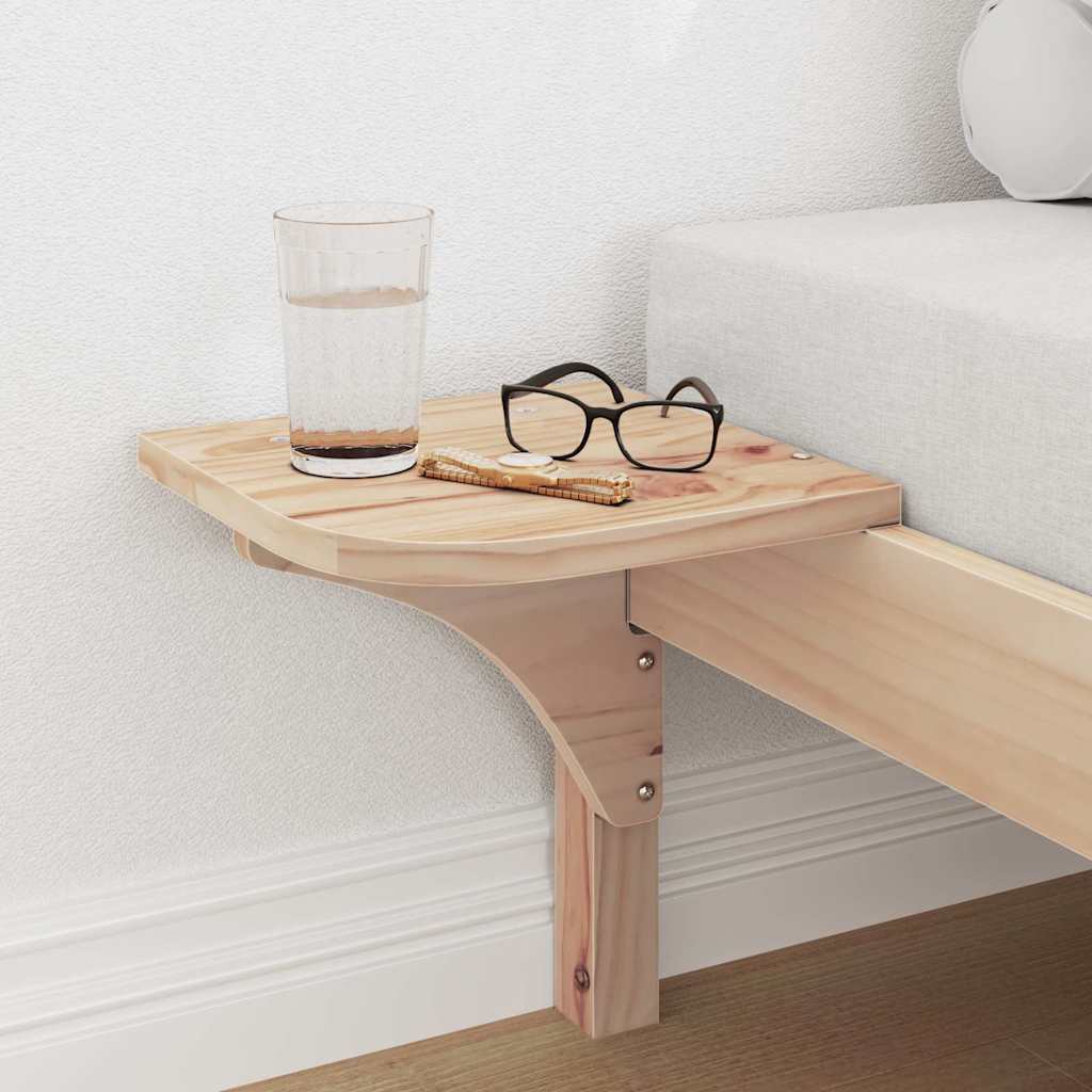 vidaXL Σκελετός Κρεβατιού Φυσικό 90 x 190 cm Στερεά ξυλεία πεύκου