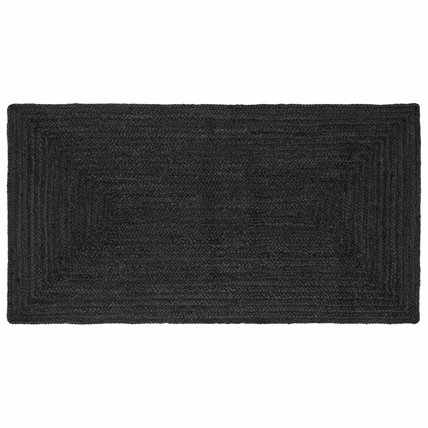 vidaXL Χαλιά χώρου Ορθογώνιος Σκούρο Γκρι 80 x 150 cm Γιούτα