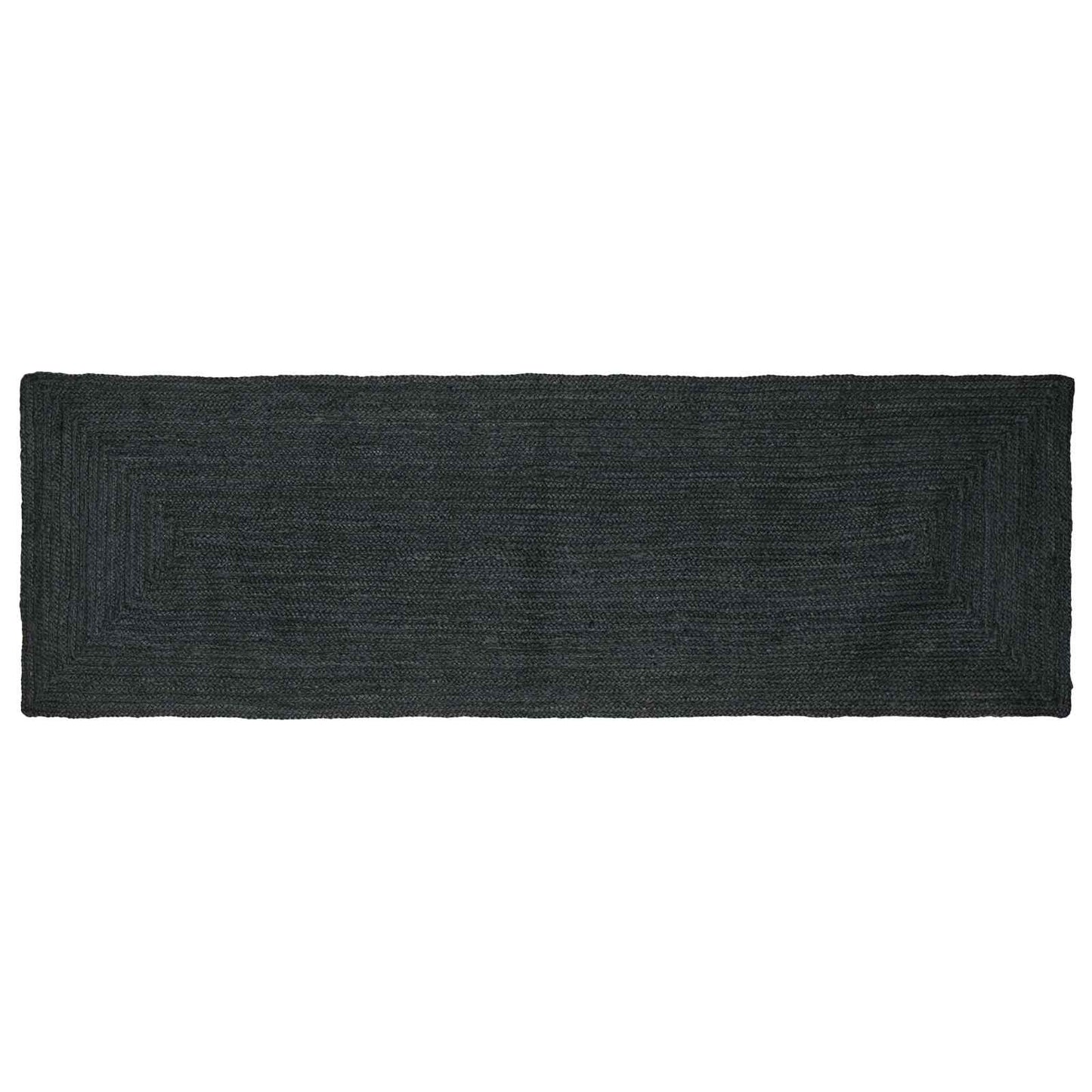 vidaXL Χαλιά χώρου Ορθογώνιος Σκούρο Γκρι 80 x 200 cm Γιούτα