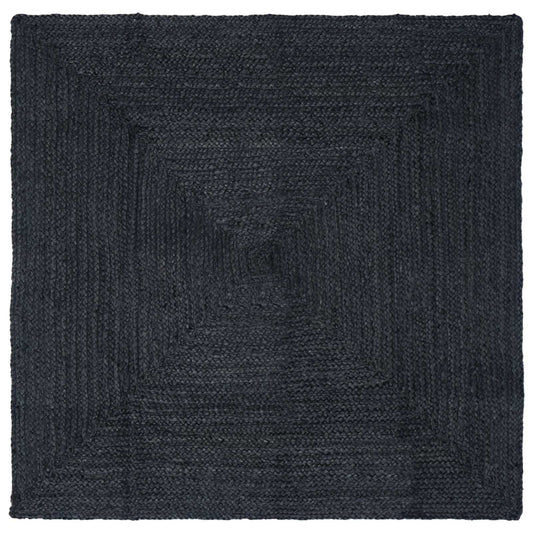 vidaXL Χαλιά χώρου τετράγωνο Σκούρο Γκρι 160 x 160 cm Γιούτα