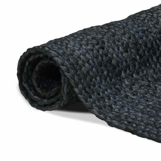 vidaXL Χαλιά χώρου Ορθογώνιος Σκούρο Γκρι 160 x 230 cm Γιούτα