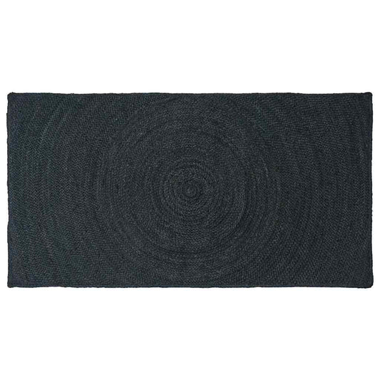 vidaXL Χαλιά χώρου Σκούρο Γκρι 80 x 150 cm Γιούτα