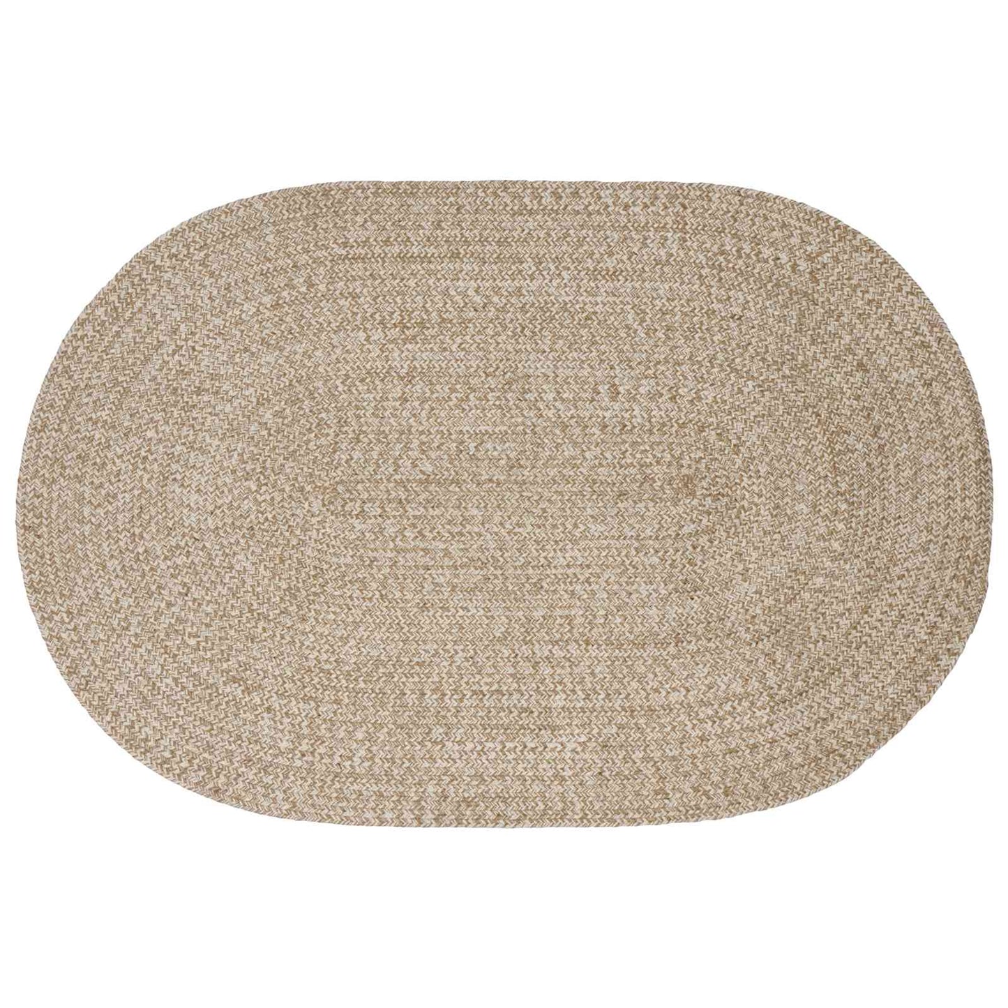 vidaXL Χαλιά χώρου Λευκό 122 x 183 cm Γιούτα