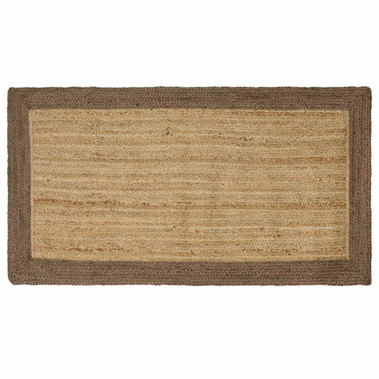 vidaXL Χαλιά χώρου Γκρι 80 x 150 cm Γιούτα