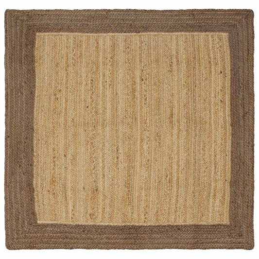 vidaXL Χαλιά χώρου Γκρι 120 x 120 cm Γιούτα