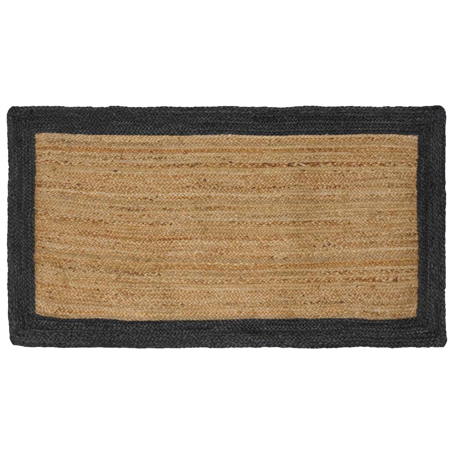 vidaXL Χαλιά χώρου Σκούρο Γκρι 100 x 200 cm Γιούτα