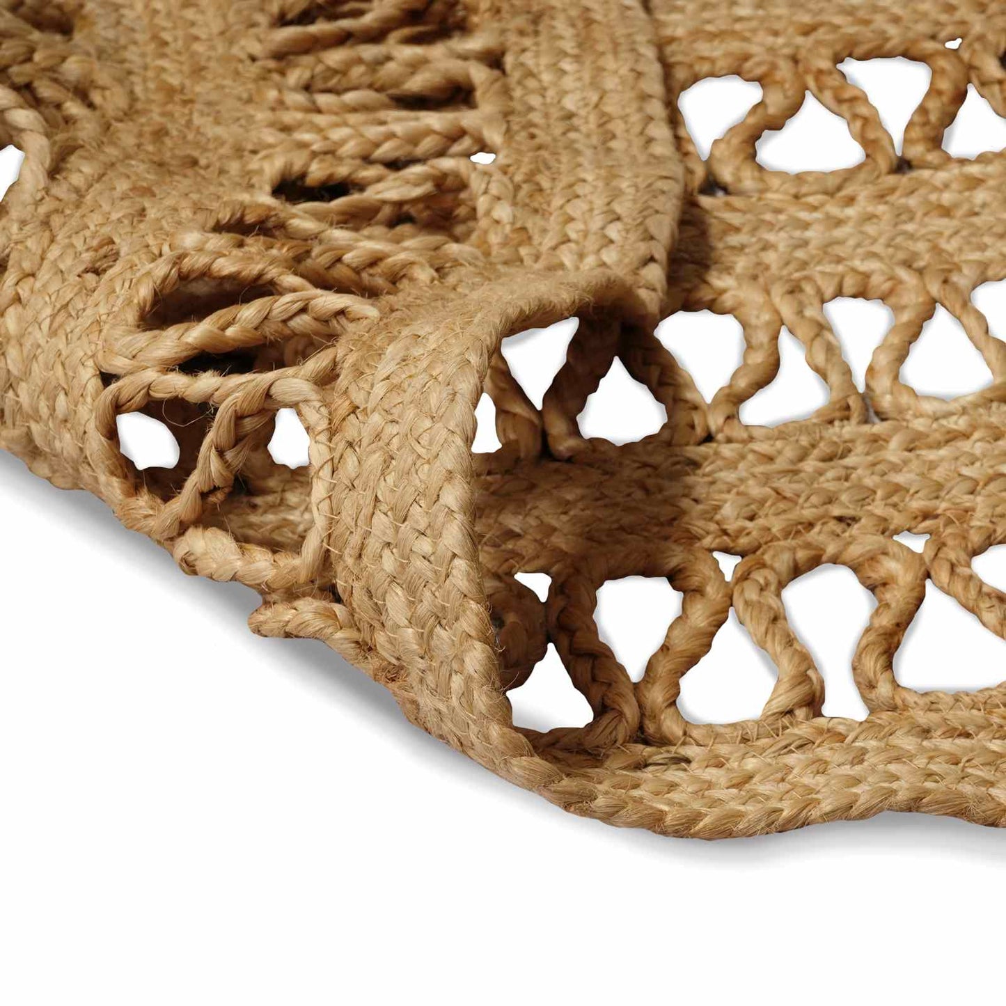 vidaXL Χαλιά χώρου Φυσικό 122 x 183 cm Γιούτα