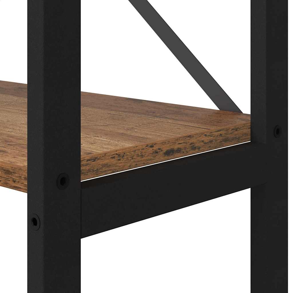 vidaXL Βιβλιοθήκη Παλαιό ξύλο 40 x 30 x 153 εκ Επεξεργασμένο ξύλο