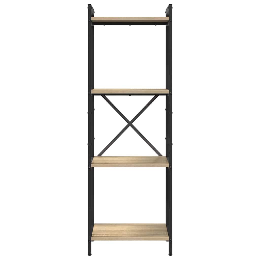 vidaXL Βιβλιοθήκη Sonoma Δρυς 40 x 30 x 118 εκ Επεξεργασμένο ξύλο