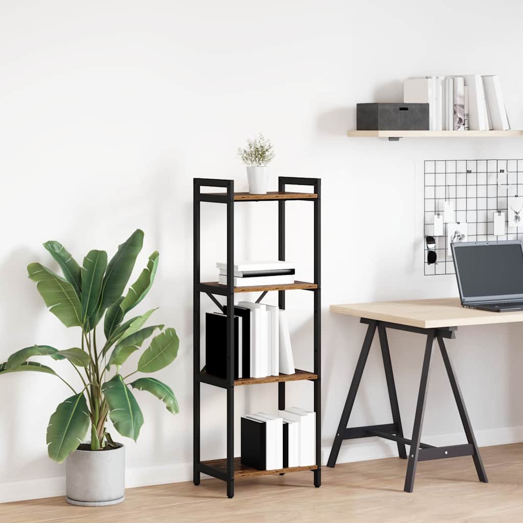 vidaXL Βιβλιοθήκη Παλαιό ξύλο 40 x 30 x 118 εκ Επεξεργασμένο ξύλο