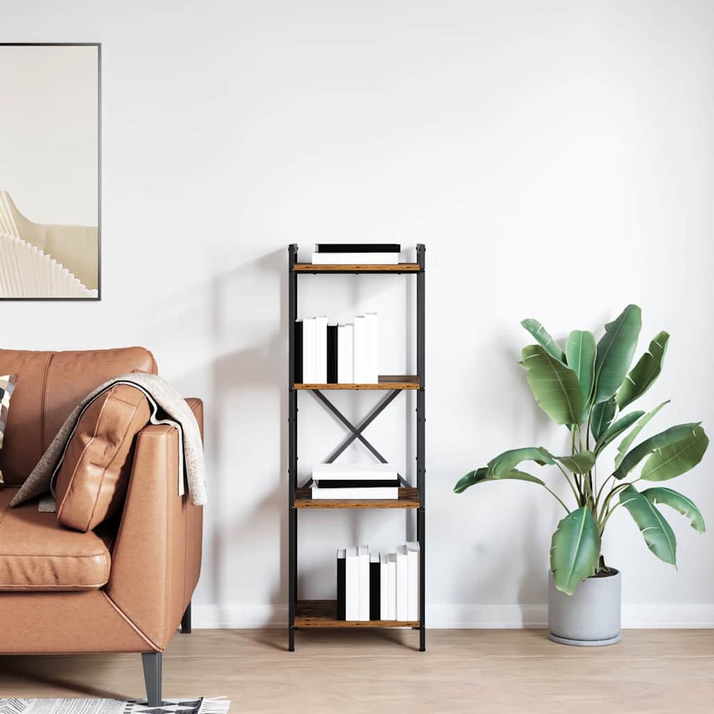 vidaXL Βιβλιοθήκη Παλαιό ξύλο 40 x 30 x 118 εκ Επεξεργασμένο ξύλο