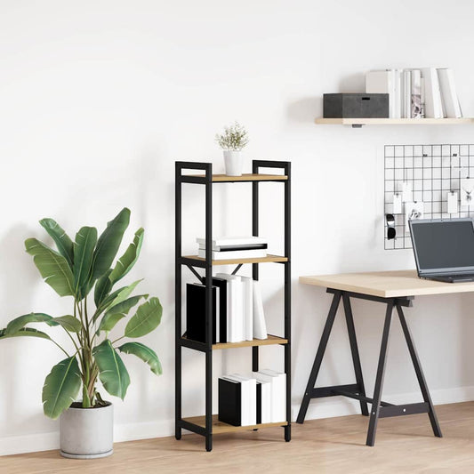 vidaXL Βιβλιοθήκη artisan δρυς 40 x 30 x 118 εκ Επεξεργασμένο ξύλο