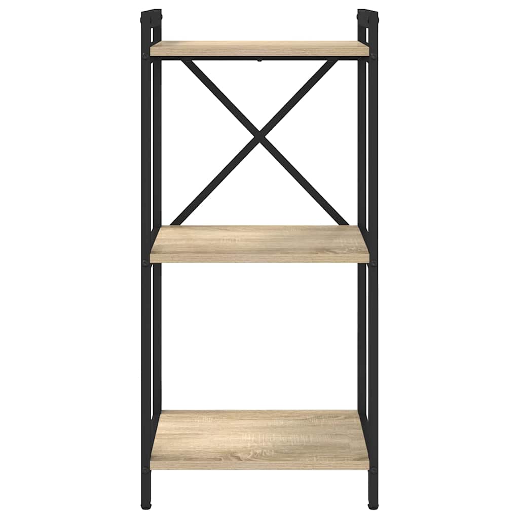 vidaXL Βιβλιοθήκη Sonoma Δρυς 40 x 30 x 83 εκ Επεξεργασμένο ξύλο